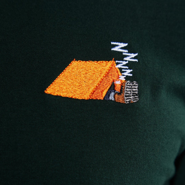 T-shirt Stockholm Tent EMB Dark Green