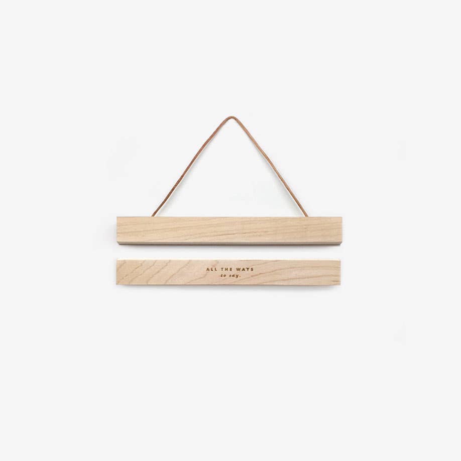 18 cm kleiner magnetischer Aufhänger aus Holz