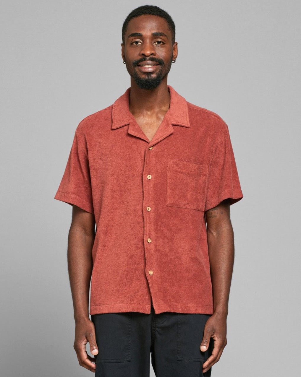 Terry Shirt Marstrand Copper Brown
