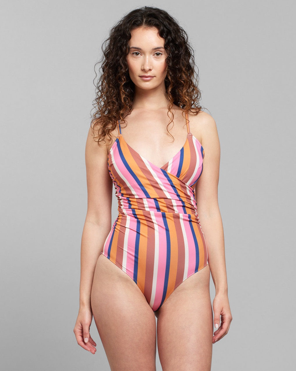 Sport Swimsuit Rana Irregular Stripe Multi Colour