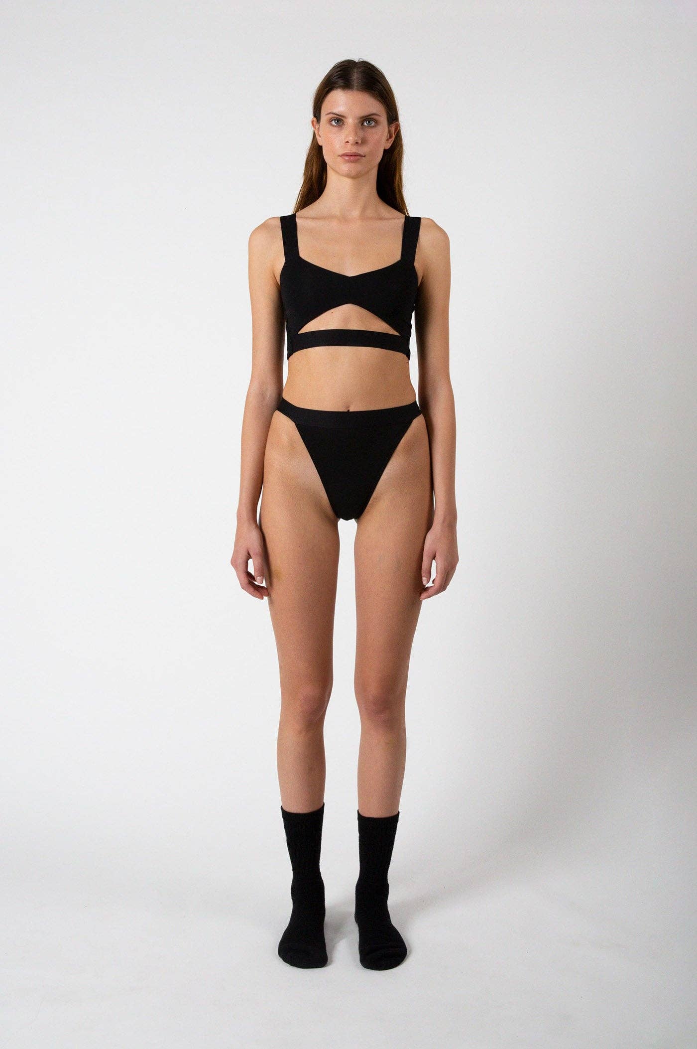 Black Cloud Top & Briefs