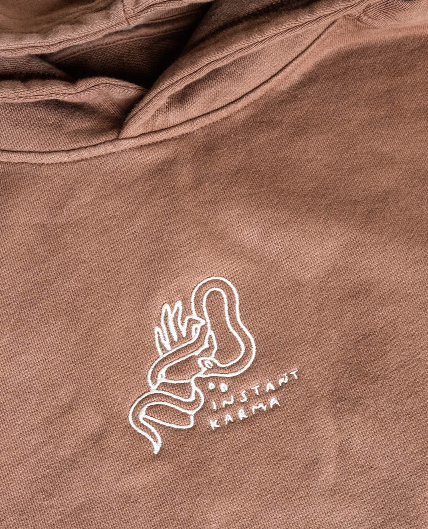 Instant Karma Cropped Hoodie