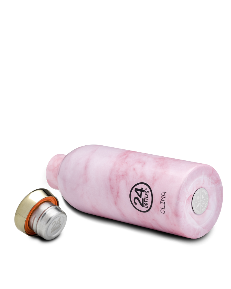 Clima Bottle Pink Marble, 330ml