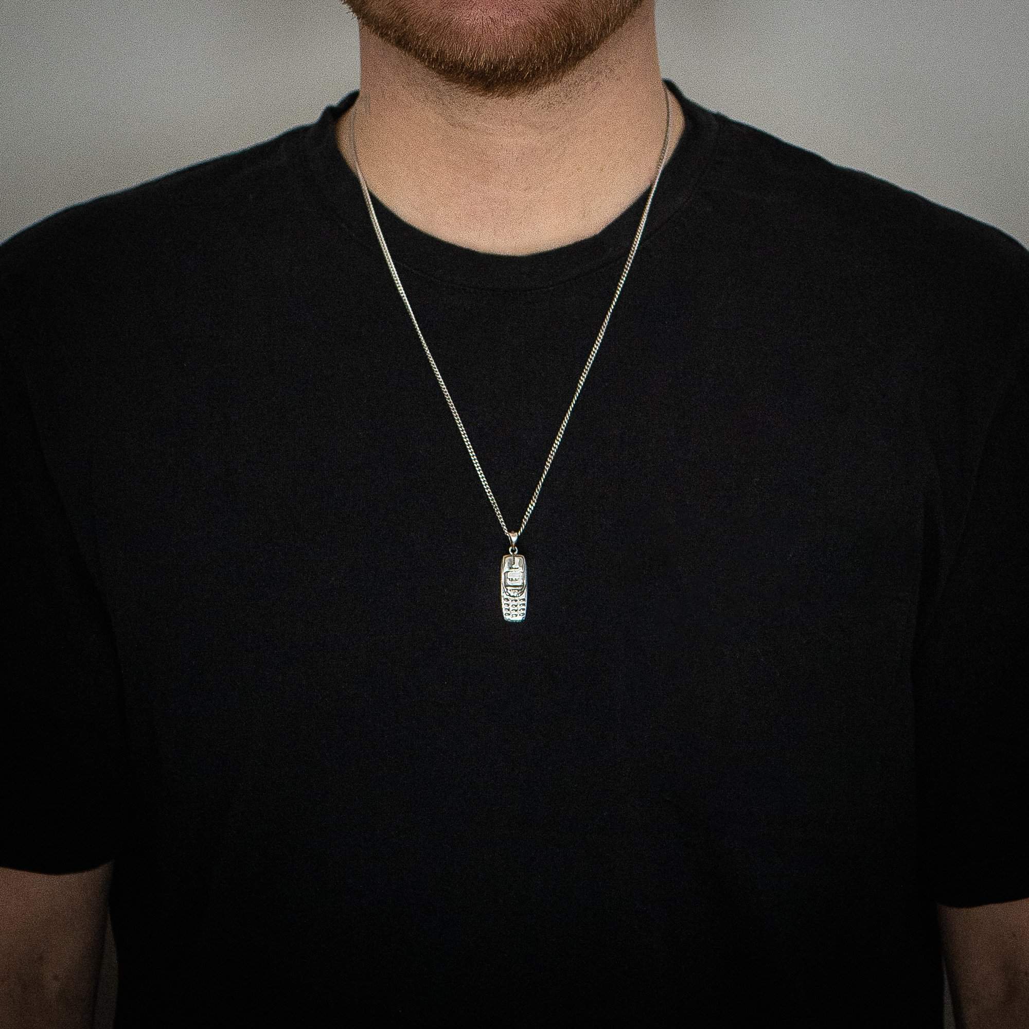 NOKIA 3310 PENDANT NECKLACE-goodkidsbadsociety-Jewelry