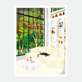 weißes Sofa Kunstdruck