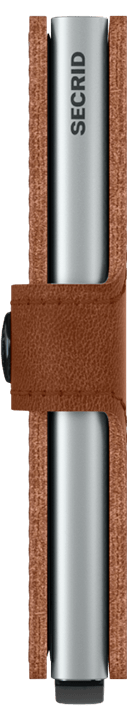 Miniwallet Vintage Cognac Silver